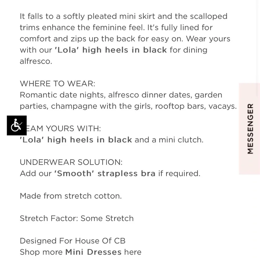 House of CB JEMIMA Black Pin Tuck Pleated Dress